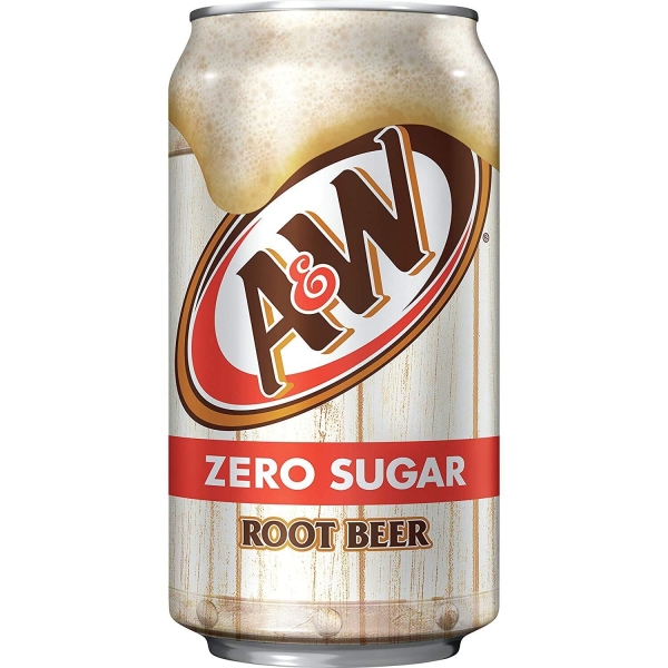 A&W Zero Root Beer 12x355ml