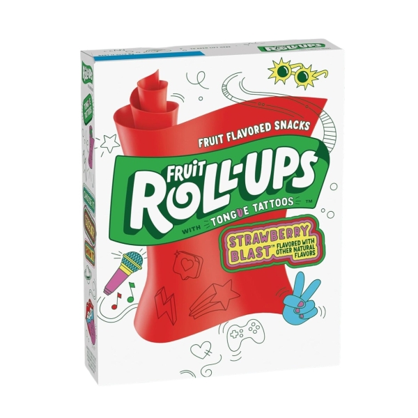 Fruit Roll-Ups Strawberry Blast 10x141gr