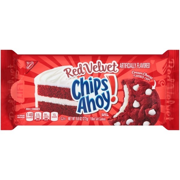 Chips Ahoy! Red Velvet Filled Soft Cookies 12x272gr