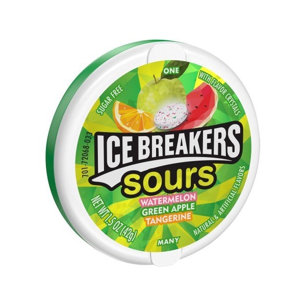 Ice Breakers Fruit Sours 8x42gr