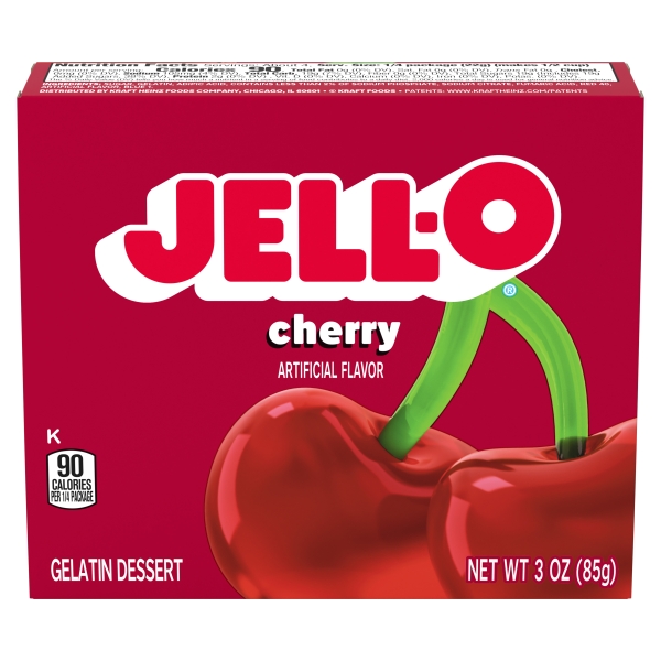 Jell-o Gelatin Cherry 24x85gr