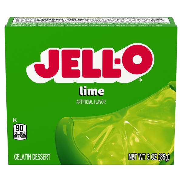 Jell-o Gelatin Lime 24x85gr