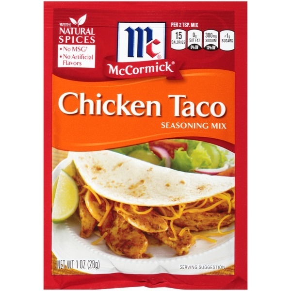 McCormick Chicken Taco Seasoning Mix 12x28gr