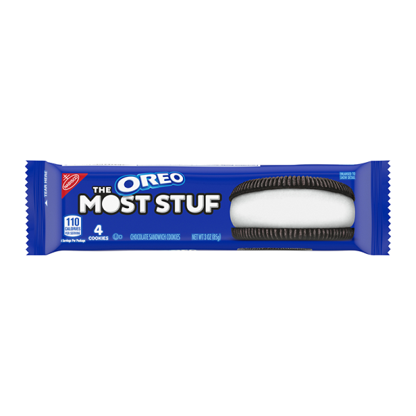 Oreo The Most Stuf Single Serve Chocolate Sandwich Cookie  12x85gr
