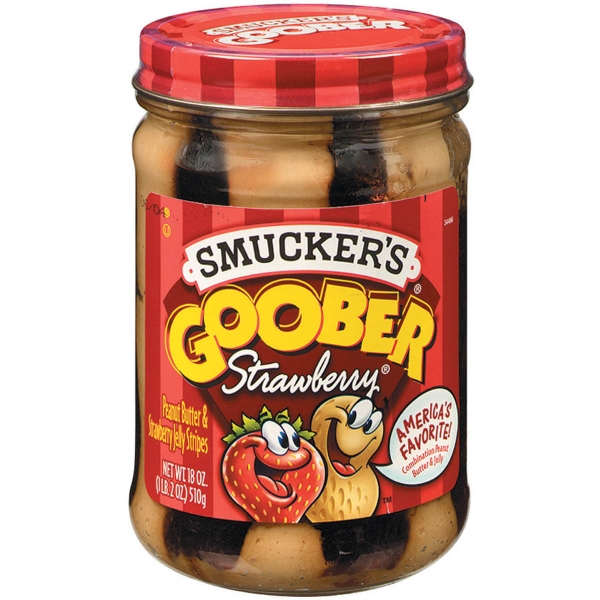 Smucker's Goober Peanut Butter & Strawberry Jelly Stripes 12x510gr