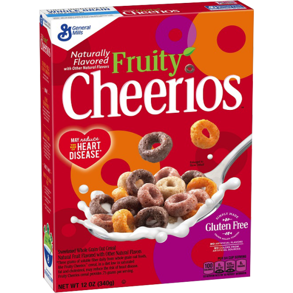 Cheerios Fruity 12x340gr