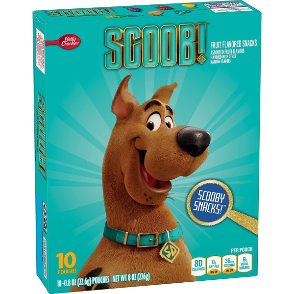 Betty Crocker Scooby-Doo! Fruit Snacks 8x226gr