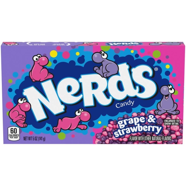 Nerds Grape Strawberry Candy (theaterbox) 12x141gr