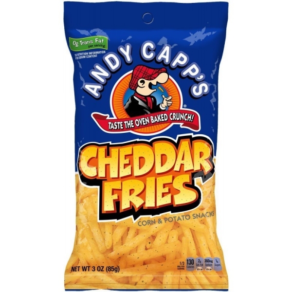 Andy Capp's Cheddar Fries 12x85gr