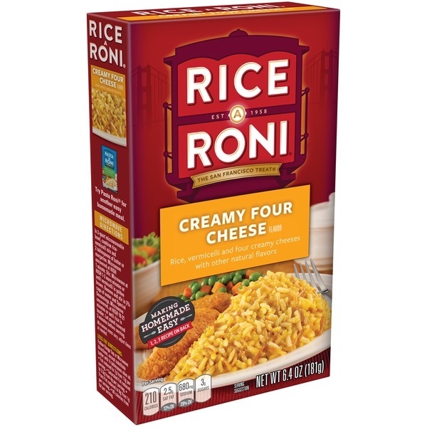 Rice-a-Roni Creamy Four Cheese Rice Mix 12x181gr