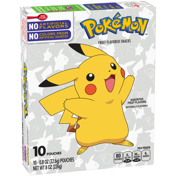 Betty Crocker Pokmon Fruit Snacks 8x226gr
