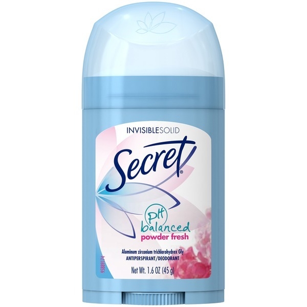Secret Invisible Solid Powder Fresh Antiperspirant Deodorant 6x45gr