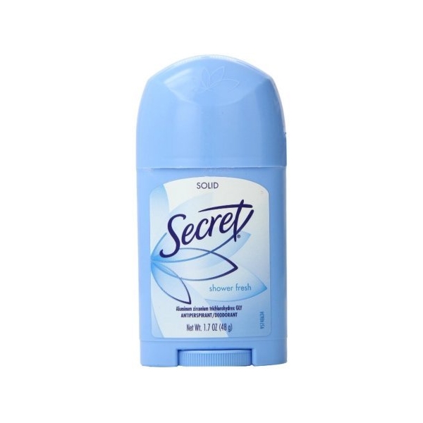 Secret Solid Shower Fresh Antiperspirant Deodorant 12x48gr