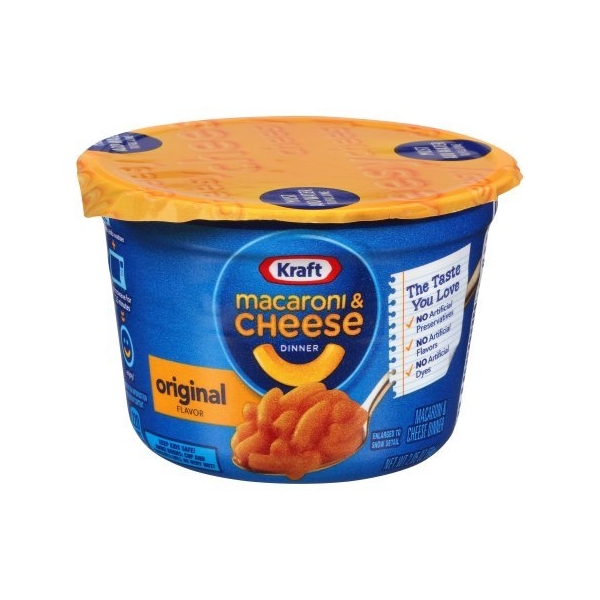 Kraft Macaroni & Cheese Dinner Cups Original 10x58gr