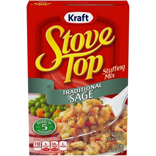 Stove Top Traditional Sage Stuffing Mix 12x170gr