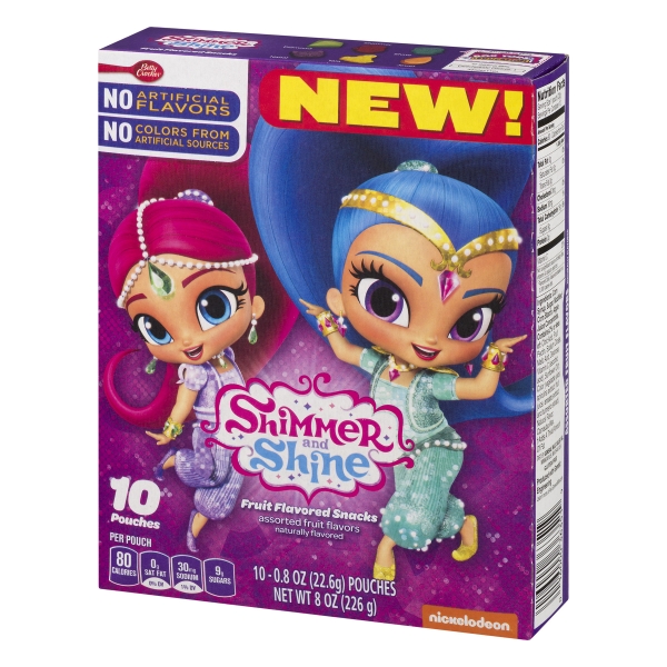 Betty Crocker Shimmer and Shine Fruit Flavored Snacks 8x226gr
