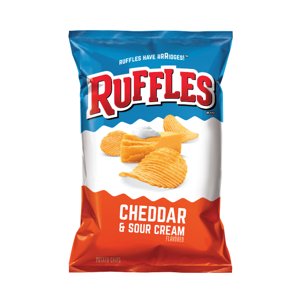 Ruffles Cheddar & Sour Cream Chips 15x184gr