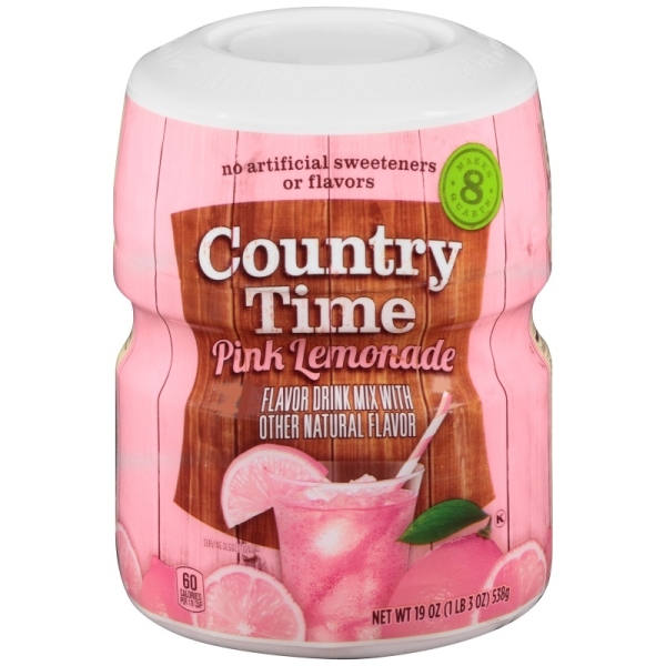 Country Time Pink Lemonade (Sugar Sweetened) 12x538gr