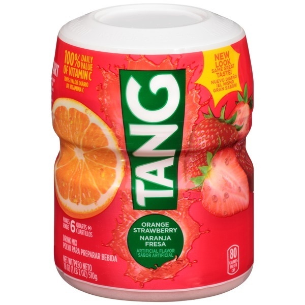 Tang Orange Strawberry Flavored Drink Mix 6qt 12x510gr