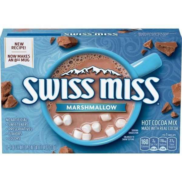 Swiss Miss Marshmallow Hot Cocoa Mix 12x313gr