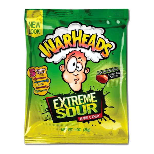 Warheads Extreme Sour Hard Candy 12x28gr