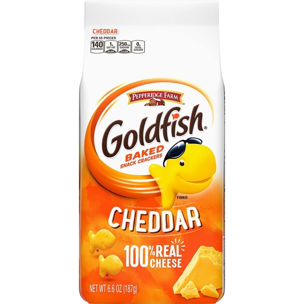 Pepperidge Farm Goldfish Cheddar Crackers 24x187gr