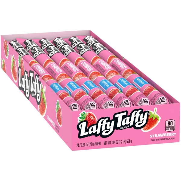 Laffy Taffy Strawberry Rope Chewy Candy 24x23gr