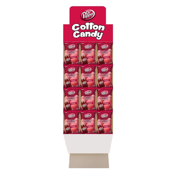 Dr Pepper Cotton Candy Floor Display Shipper 48x88gr