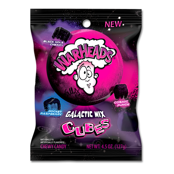 Warheads Galactic Mix Cubes (bag) 12x127gr