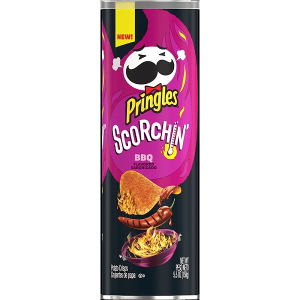 Pringles Scorchin BBQ 14x158gr