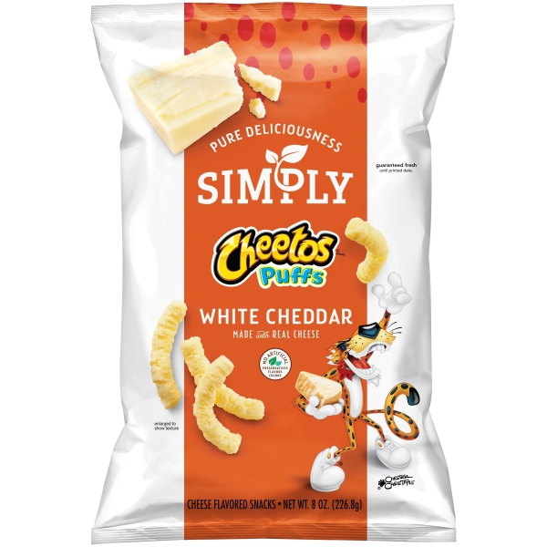 Cheetos Simply Puffs White Cheddar 12x226gr