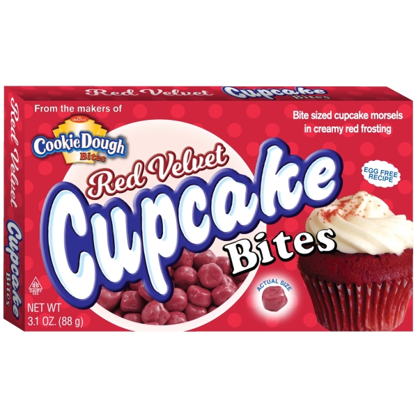 Cookie Dough Bites Red Velvet Cupcake Bites 12x88gr