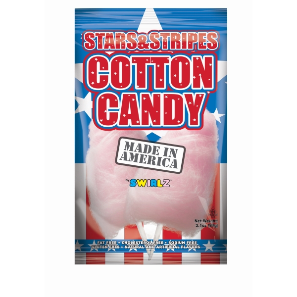 Stars & Stripes Cotton Candy 12x88gr