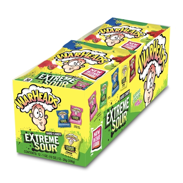 Warheads Hard Candy Extreme Sour  12x28gr