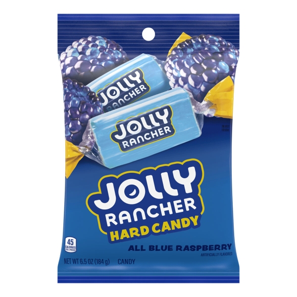 Jolly Rancher Hard Candy Blue Raspberry 12x184gr (Peg bag)