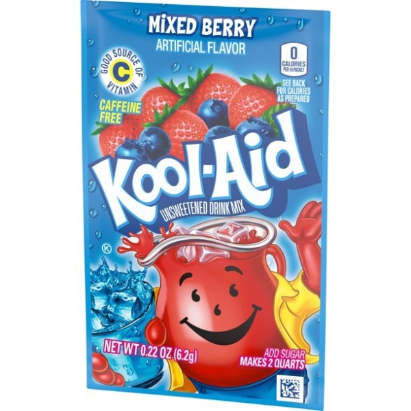 Kool-Aid Unsweetened 2QT Mixed Berry 48x6gr