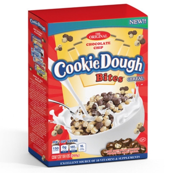Cookie Dough Bites Cereal Chocolate Chip 12x368gr