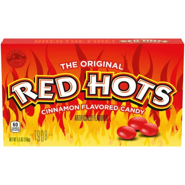 Red Hots Original Cinnamon Candies (theaterbox) 12x156gr