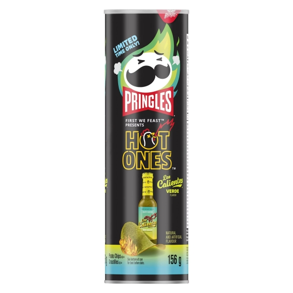 Pringles Hot Ones: Los Calientes Verde 14x156gr
