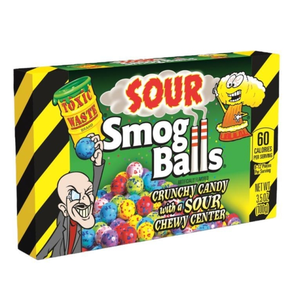 Toxic Waste Sour Smog Balls (theaterbox) 12x100gr