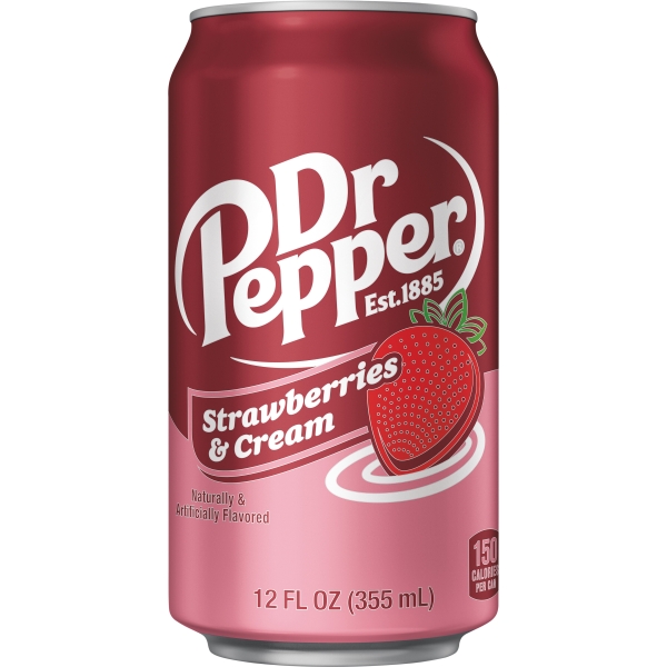 Dr Pepper Strawberries & Cream 12x355ml