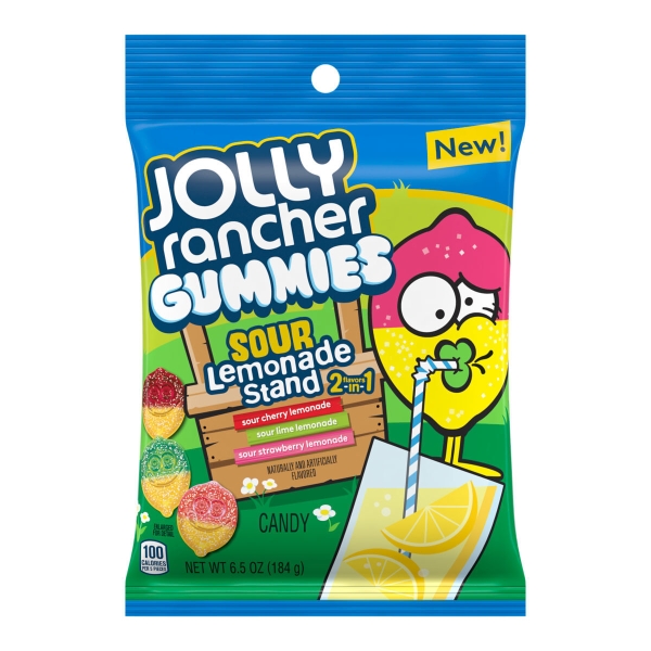 Jolly Rancher Gummies Sour Lemonade 12x184gr