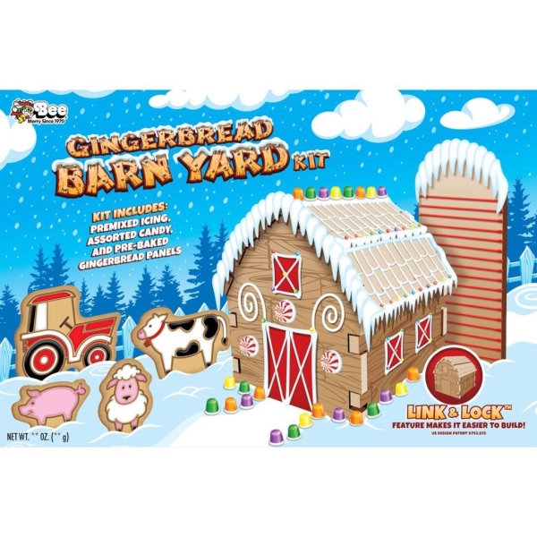 Bee Gingerbread Barn Yard Kit 6x907gr