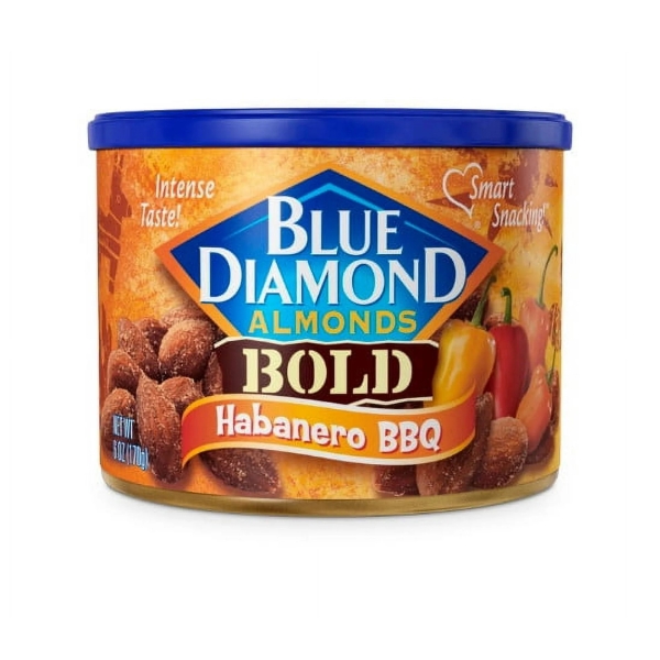 Blue Diamond Bold Spicy Habanero BBQ Almonds 12x170gr
