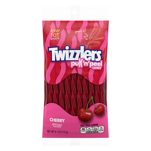 Twizzlers Cherry Pull-n-Peel (Pull-n-Peel) 12x172gr