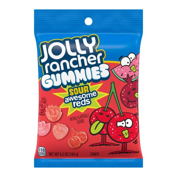 Jolly Rancher Gummies Sour Awesome Reds 12x184gr