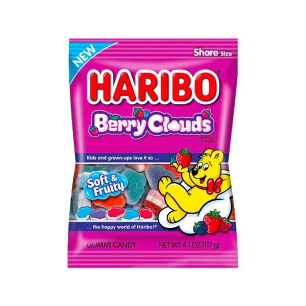 Haribo Berry Clouds (Peg Bag) 12x117gr