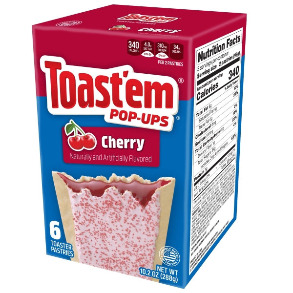 Toast'em Pop-Ups Frosted Cherry 12x288gr