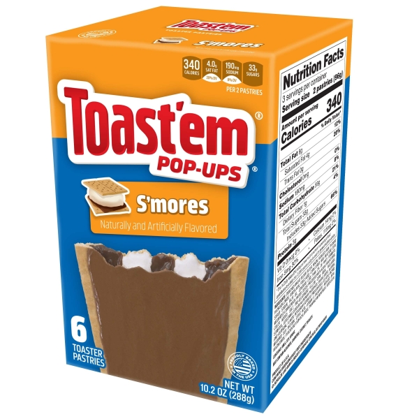 Toast'em Pop-Ups Frosted Smores 12x288gr