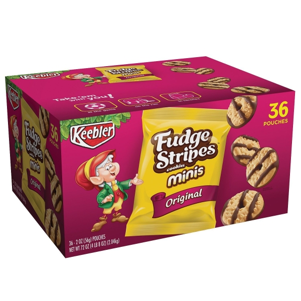 Keebler Mini Fudge Stripes Cookies 36x56gr
